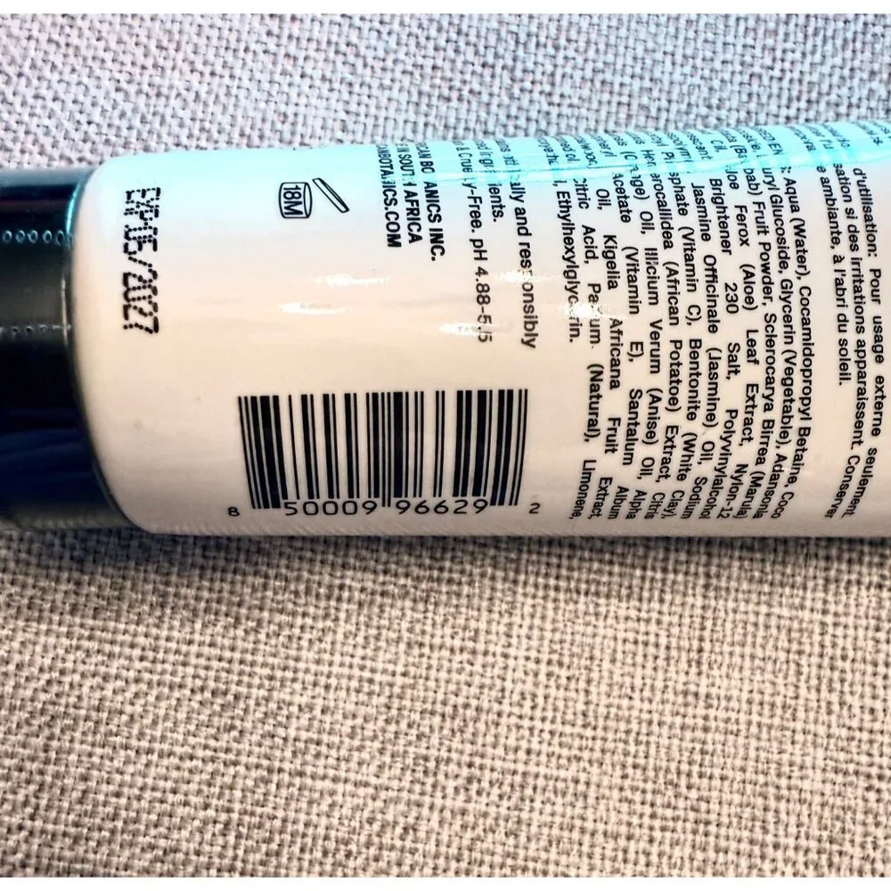 African Botanics Baobab Clay Oxygenating Cleanser 100ml Ultra Gentle Vegan - Picture 8 of 9